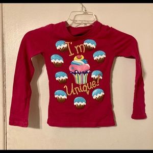 Wasabi & Ginger cupcake girls long sleeve shirt